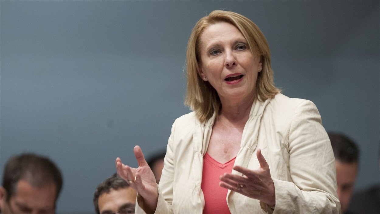Christine St-Pierre à l'Assemblée nationale