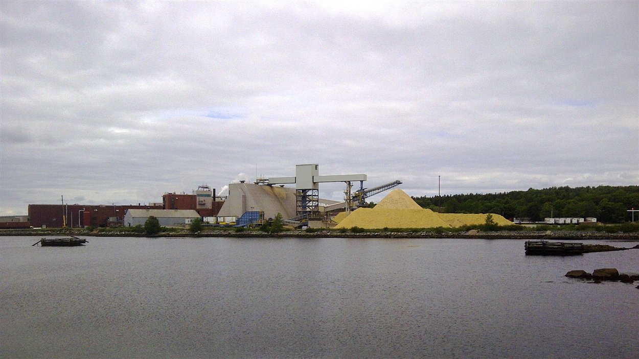 La papetière Bowater Mersey