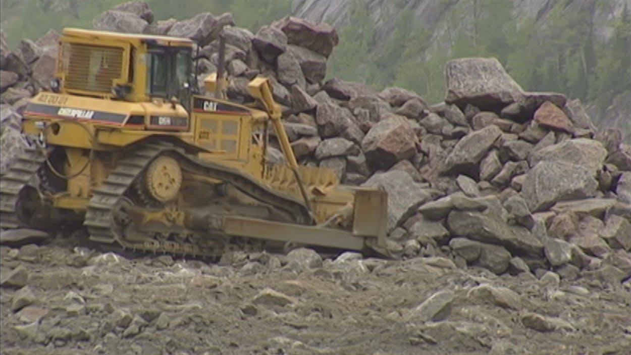 Travaux d'excavation