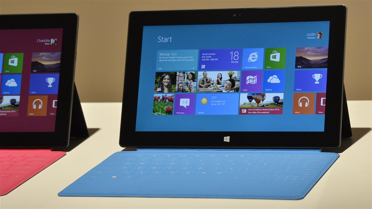 Tablettes Surface de Microsoft