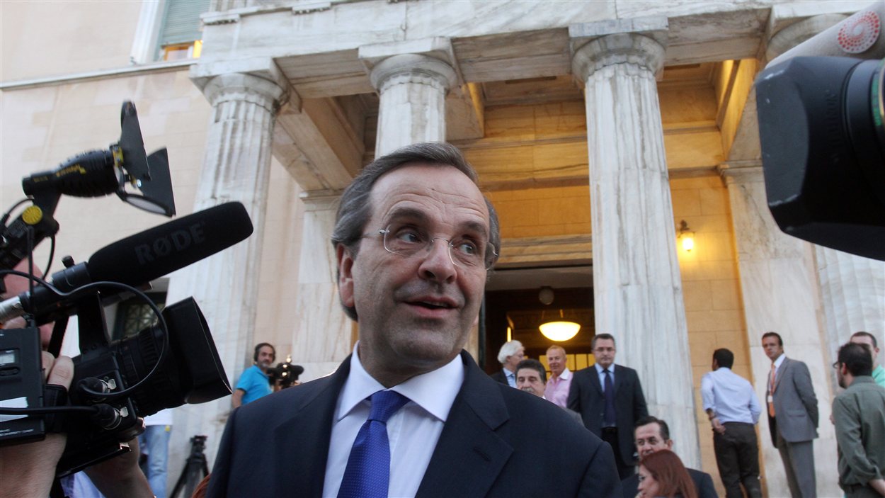 Le nouveau premier ministre grec Antonis Samaras