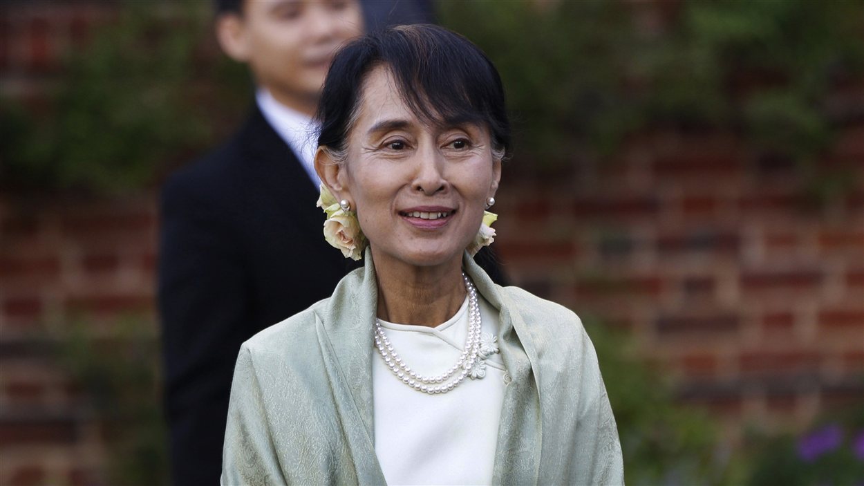 Aung San Suu Kyi à Oxford, le 19 juin 2012.