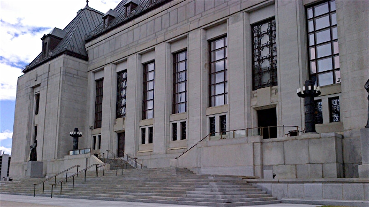La cour suprême du Canada, à Ottawa.
