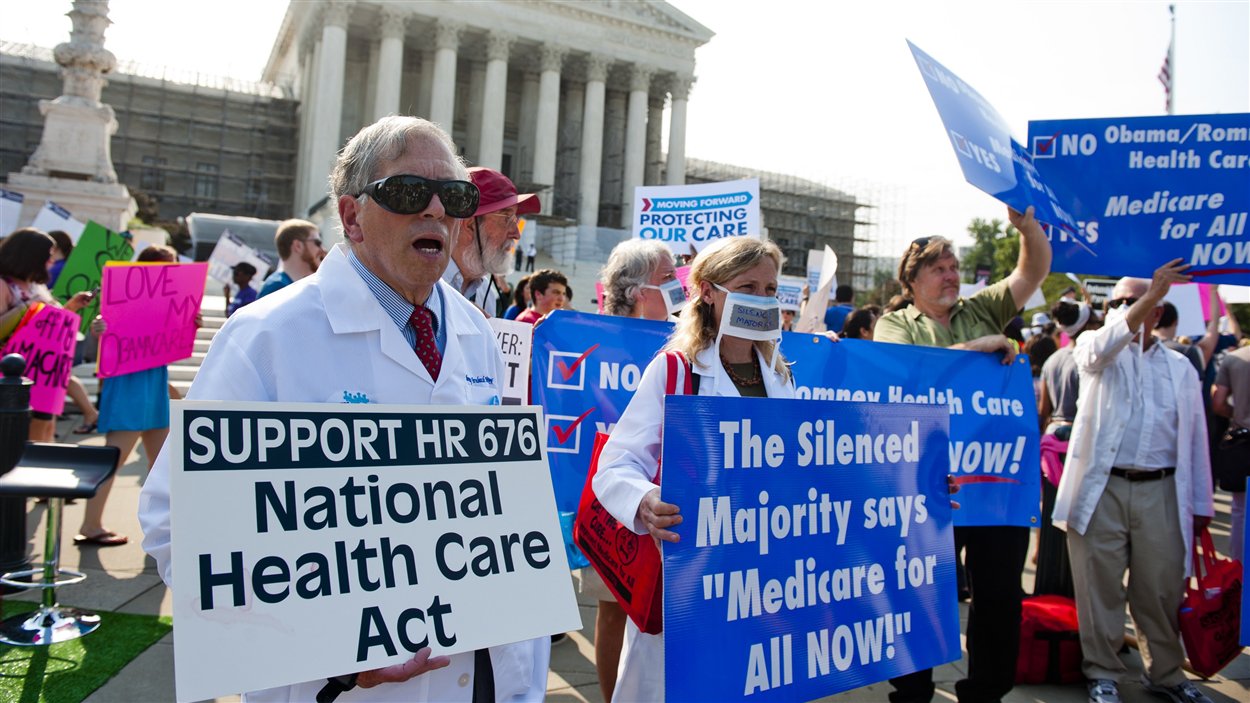 Partisans de la réforme de la santé à Washington