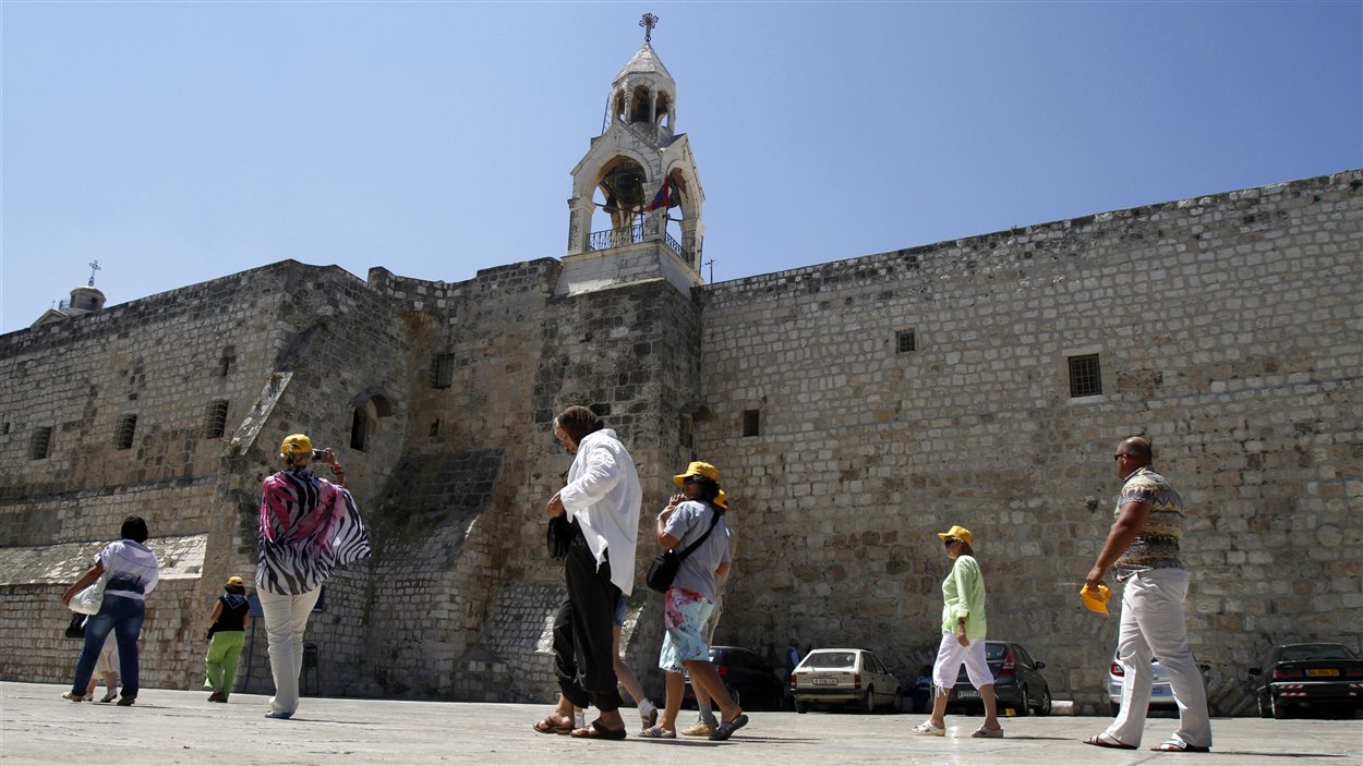 Le site de l'église de la Nativité de Bethléem, en Cisjordanie, a été inscrit par l'UNESCO au patrimoine mondial.