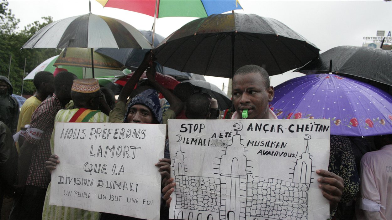 Une manifestation à Bamako au Mali