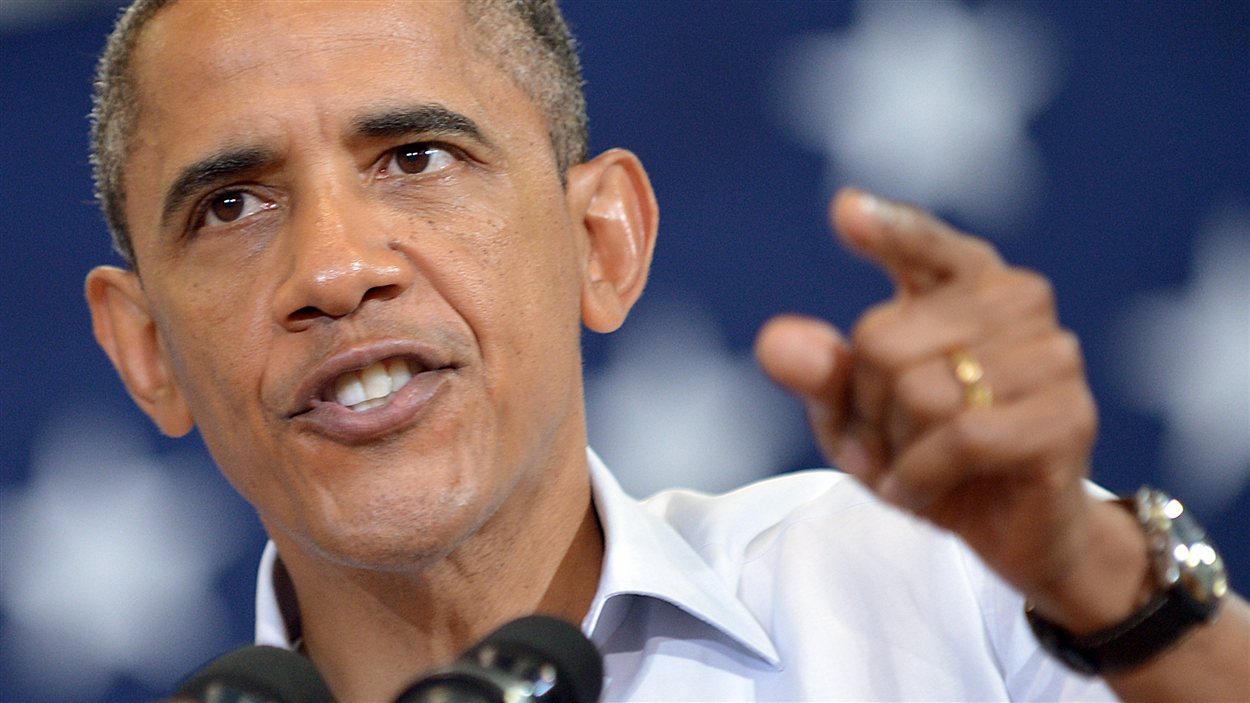 Le président Barack Obama sollicite un deuxième mandat à la Maison-Blanche.