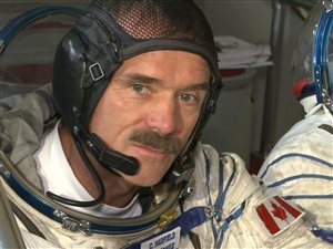 L'astronaute canadien Chris Hadfield