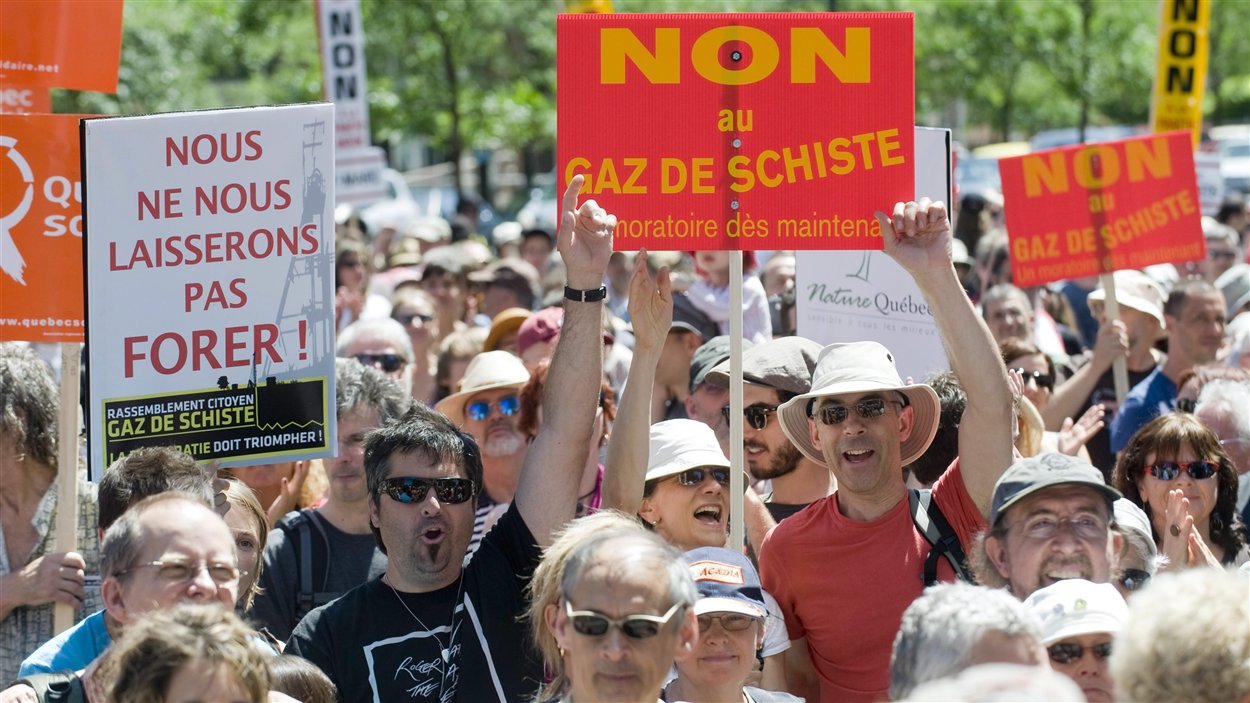 Manifestation contre les gaz de schiste, 18 juin 2011