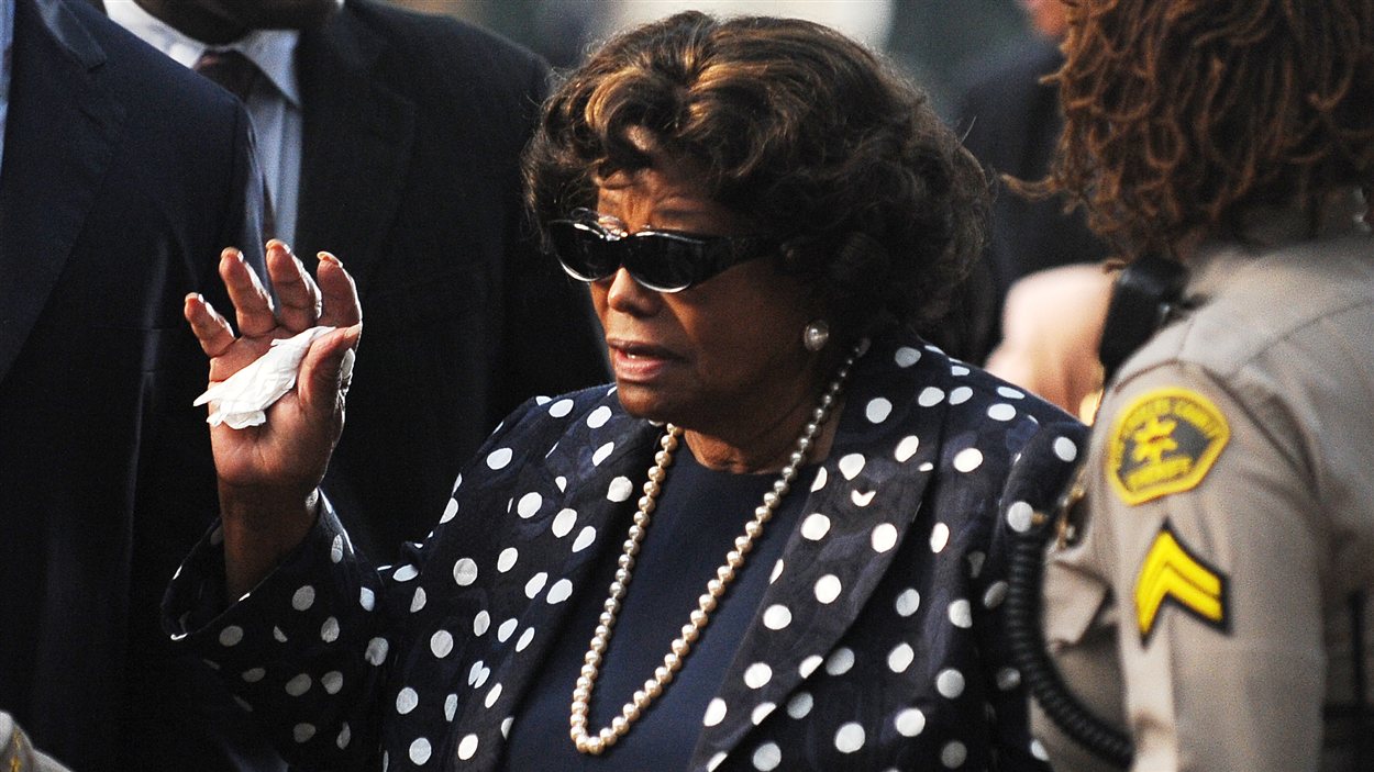 Katherine Jackson, mère du chanteur Michael Jackson, lors du procès du Dr Conrad Murray, le 27 septembre 2011