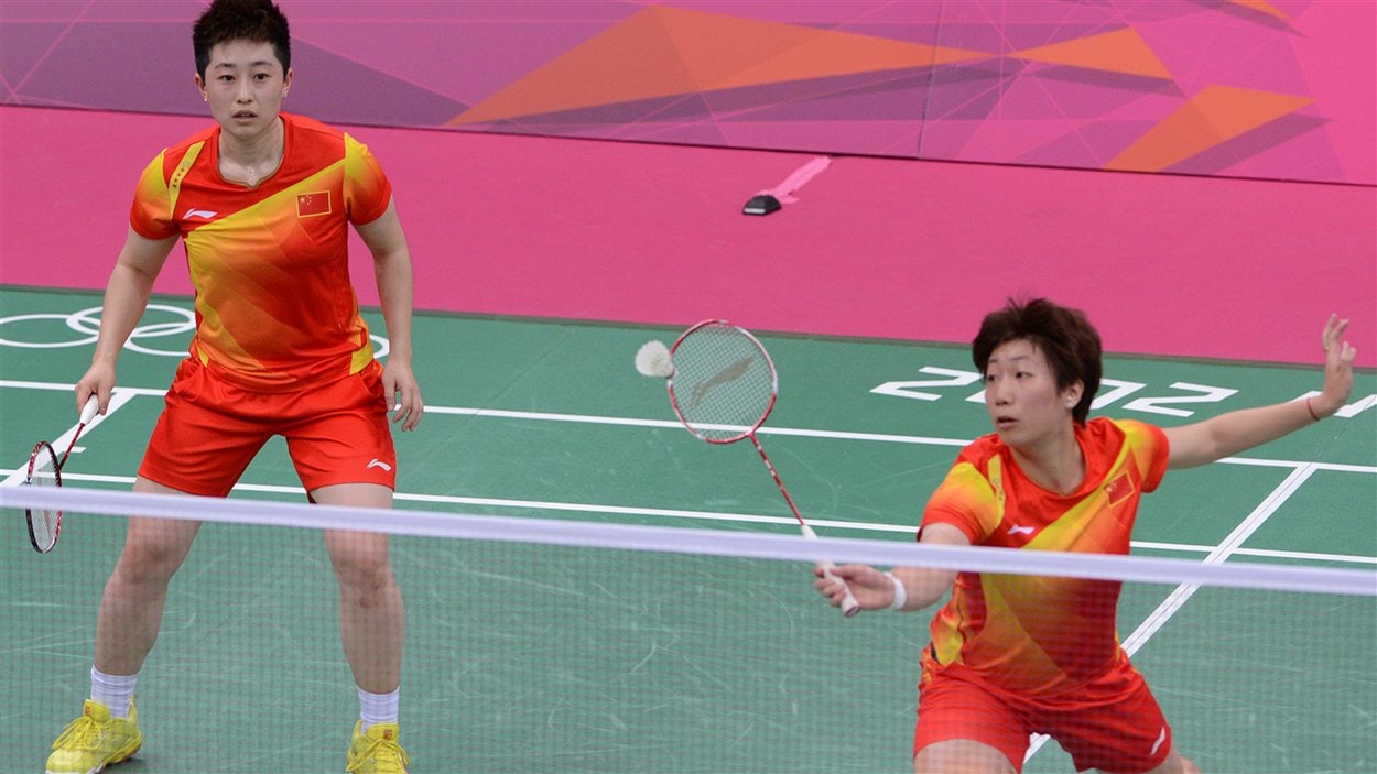 Wang Xiaoli (droite) et Yu Yang