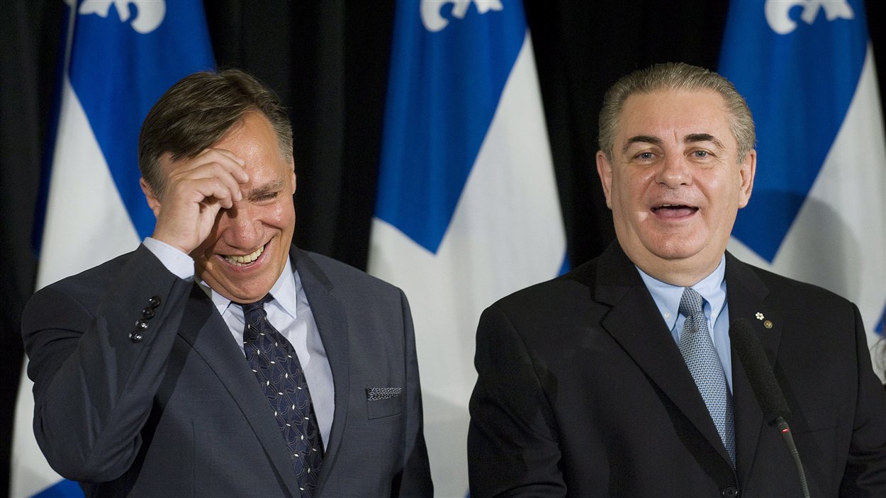 François Legault et Jacques Duchesneau.