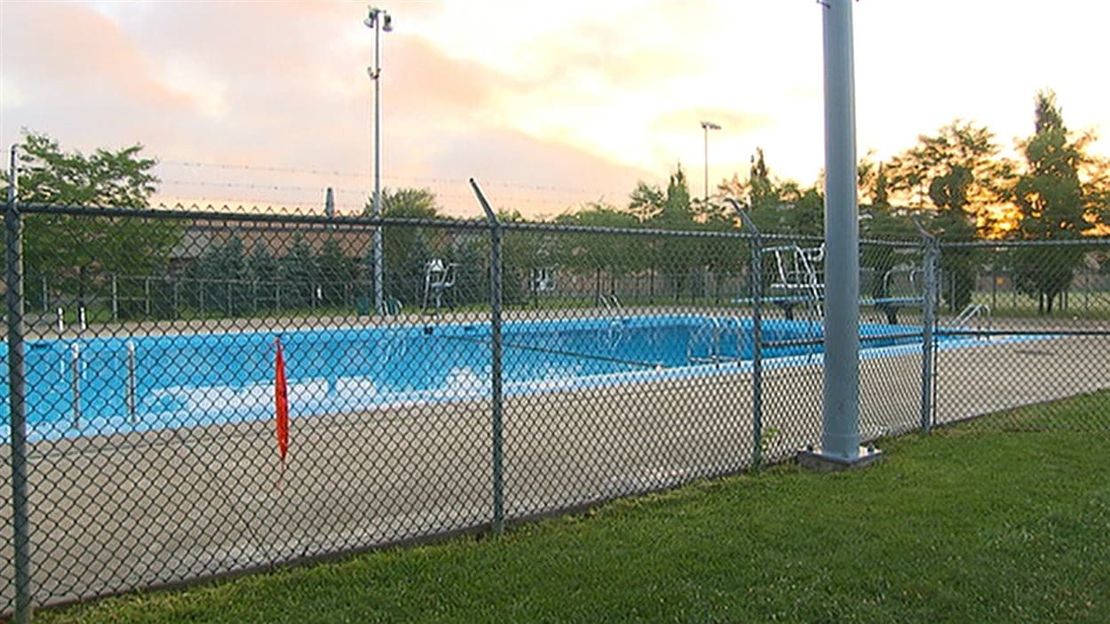 La piscine municipale de LaSalle où s'est noyé un adolescent de 15 ans, le 7 août 2012