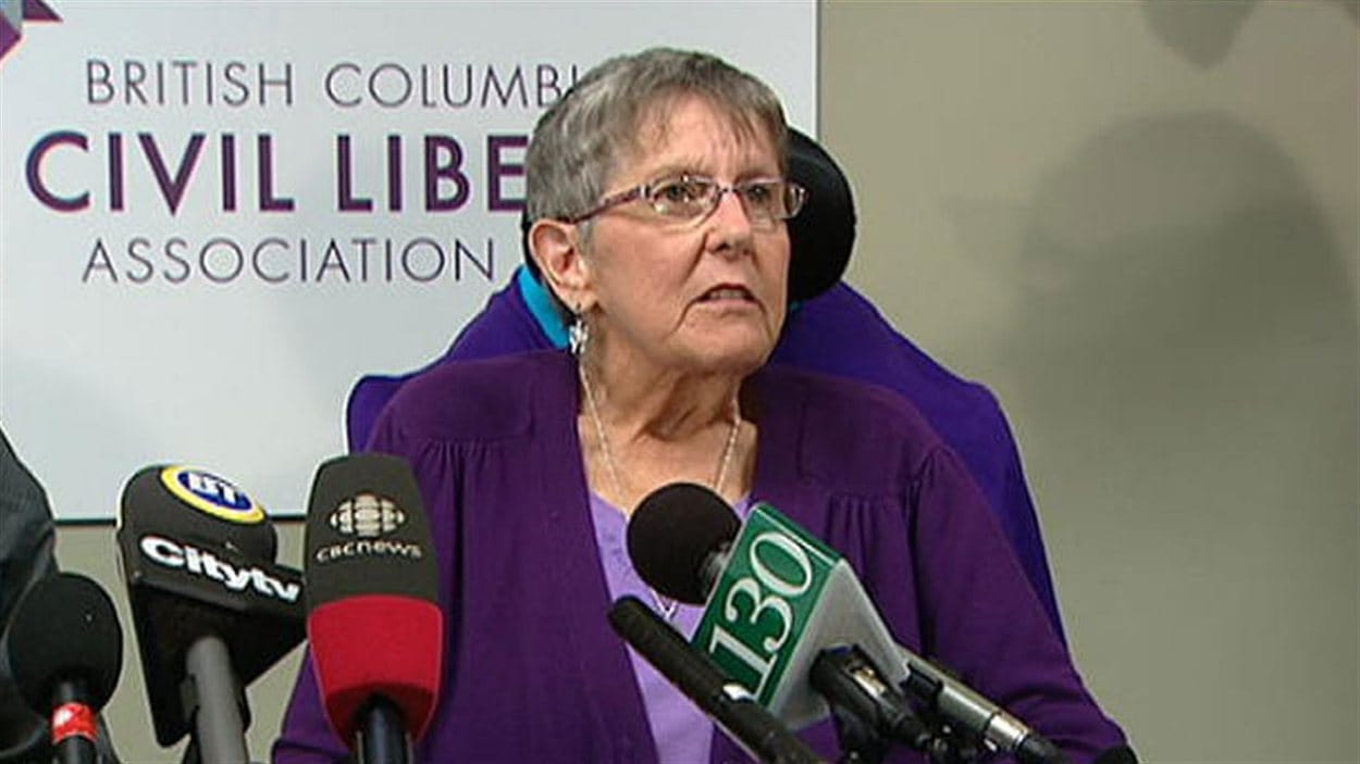 La Cour d'appel de la Colombie-Britannique rejette la demande du fédéral d'invalider le jugement de la Cour suprême provinciale sur le suicide assisté.