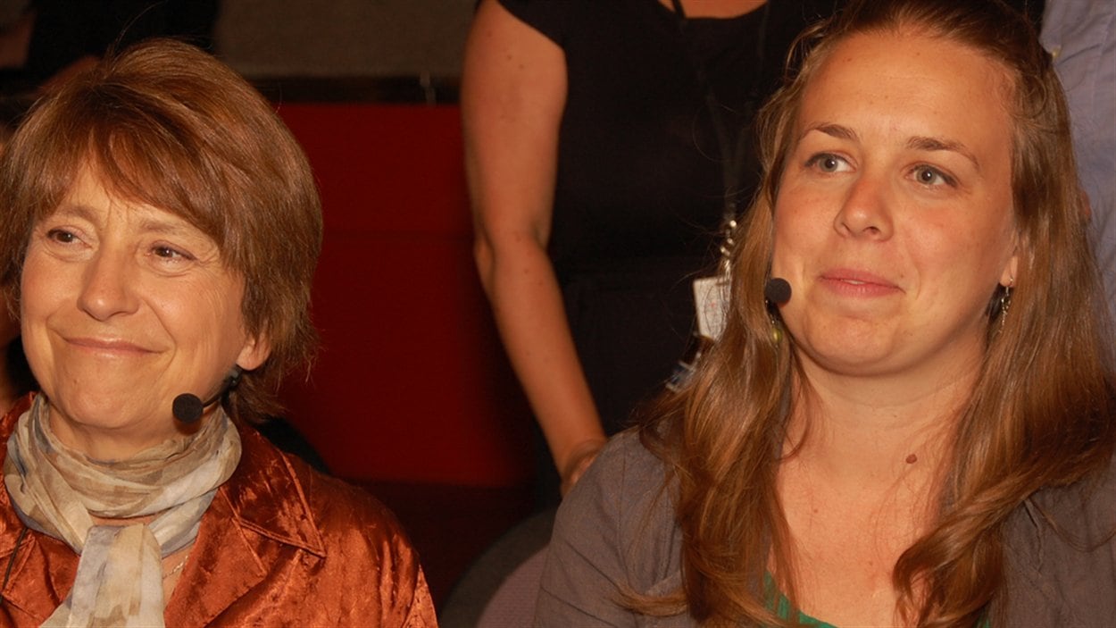 Françoise David et Martine Desjardins