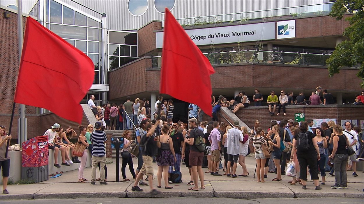 Trois Cegeps Mettent Fin A La Greve Celui Du Vieux Montreal Garde Le Cap Droits De Scolarite Au Quebec Un Debat De Societe Radio Canada Ca