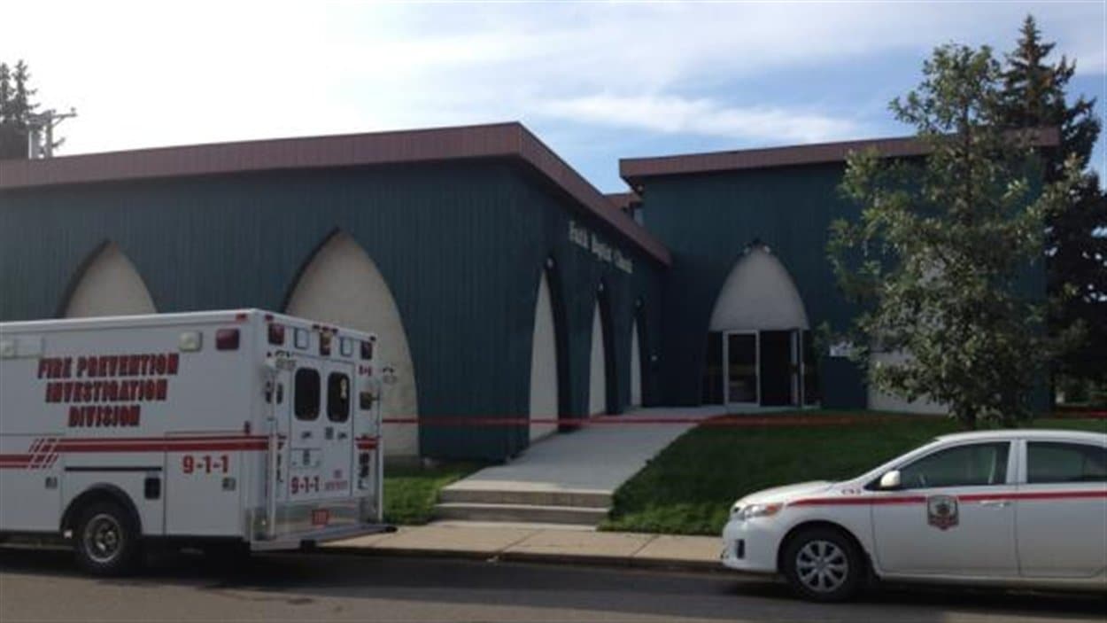 Un incendie s'est déclaré dans l'église Faith Baptist de Saskatoon