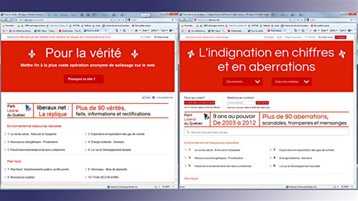 Les sites pourlaverite.net et liberaux.net