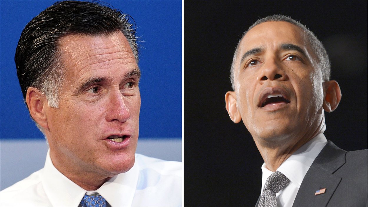 Mitt Romney et Barack Obama
