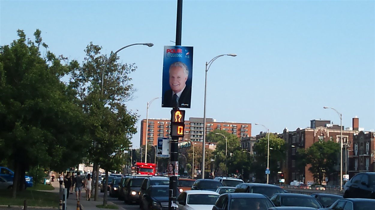Une affiche libérale dans D'Arcy Mc Gee.