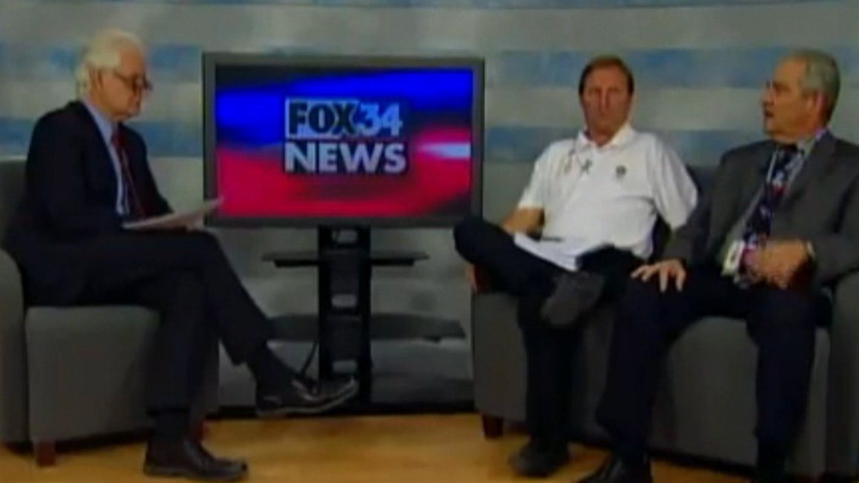 Le juge John Head (à droite) lors de son entrevue à Fox News