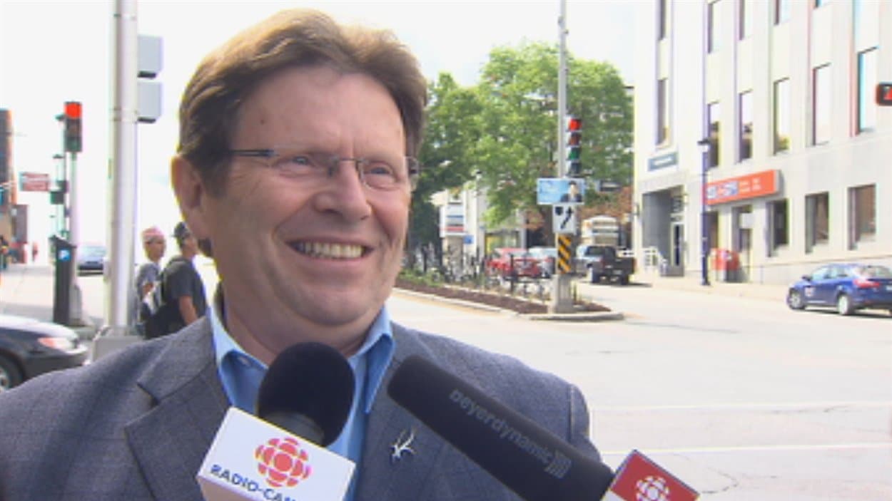 Le candidat du Parti québécois dans Sherbrooke, Serge Cardin