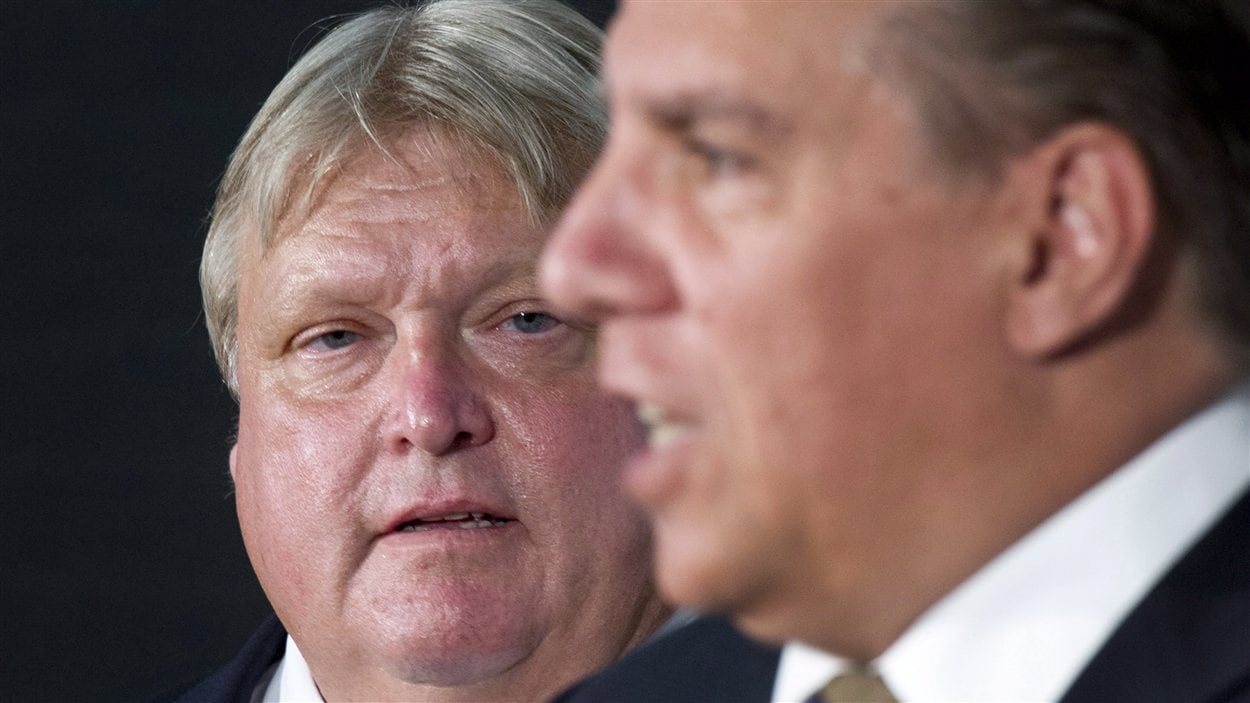 Gaétan Barrette et François Legault