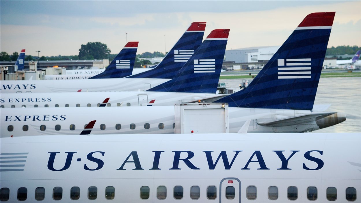 Des avions de la compagnie US Airways