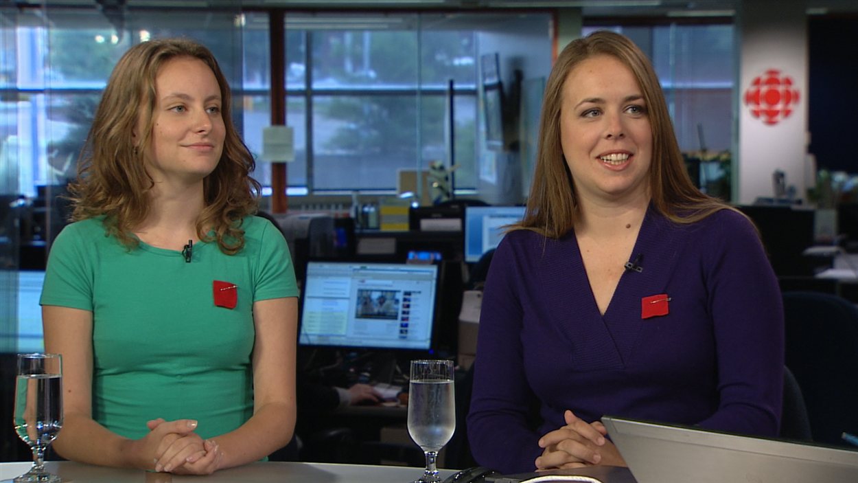 Les présidentes de la FECQ et de la FEUQ, Éliane Laberge et Martine Desjardins.
