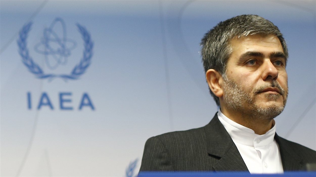 Fereydoun Abbasi-Davani, le chef de l'organisation iranienne de l'énergie atomique, à Vienne