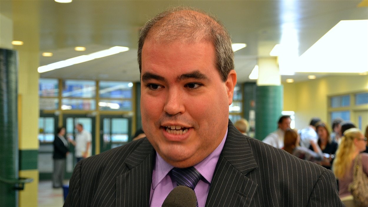 Le recteur de l'Université Laurentienne, Dominic Giroux