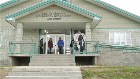 La nouvelle école d'éducation des adultes à Lac Simon, le Centre Kitci Amik