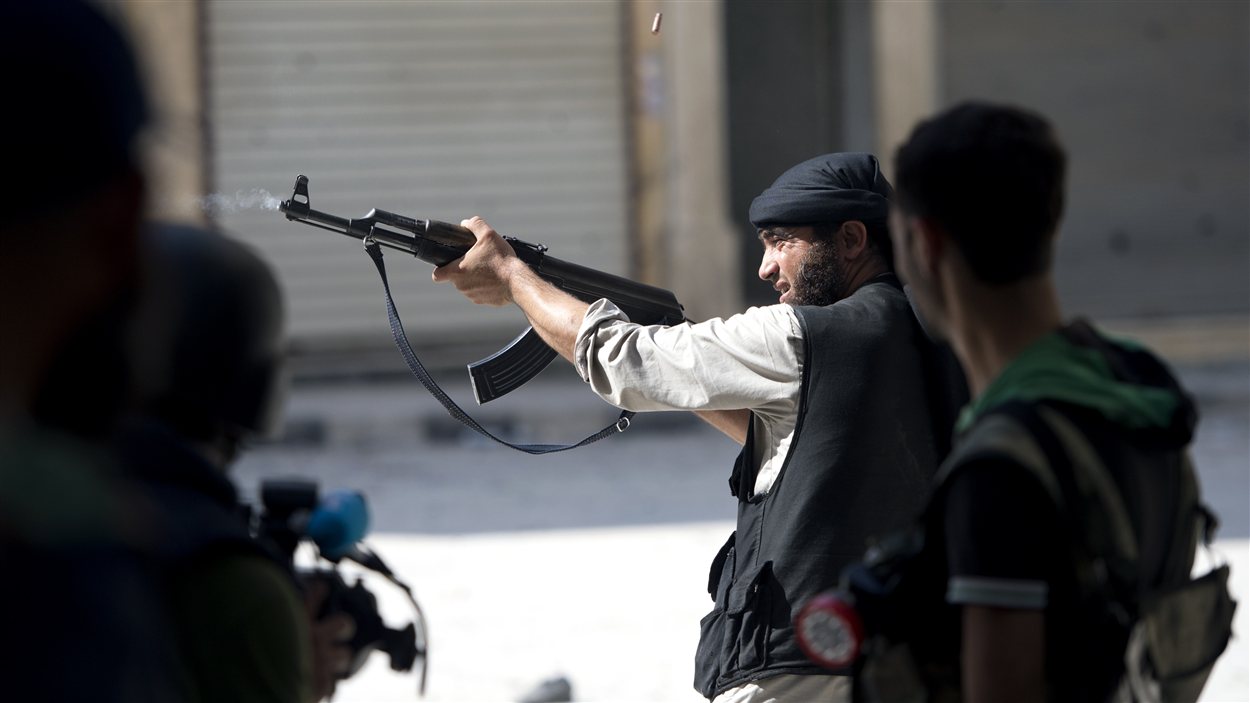 Des rebelles syriens à Alep