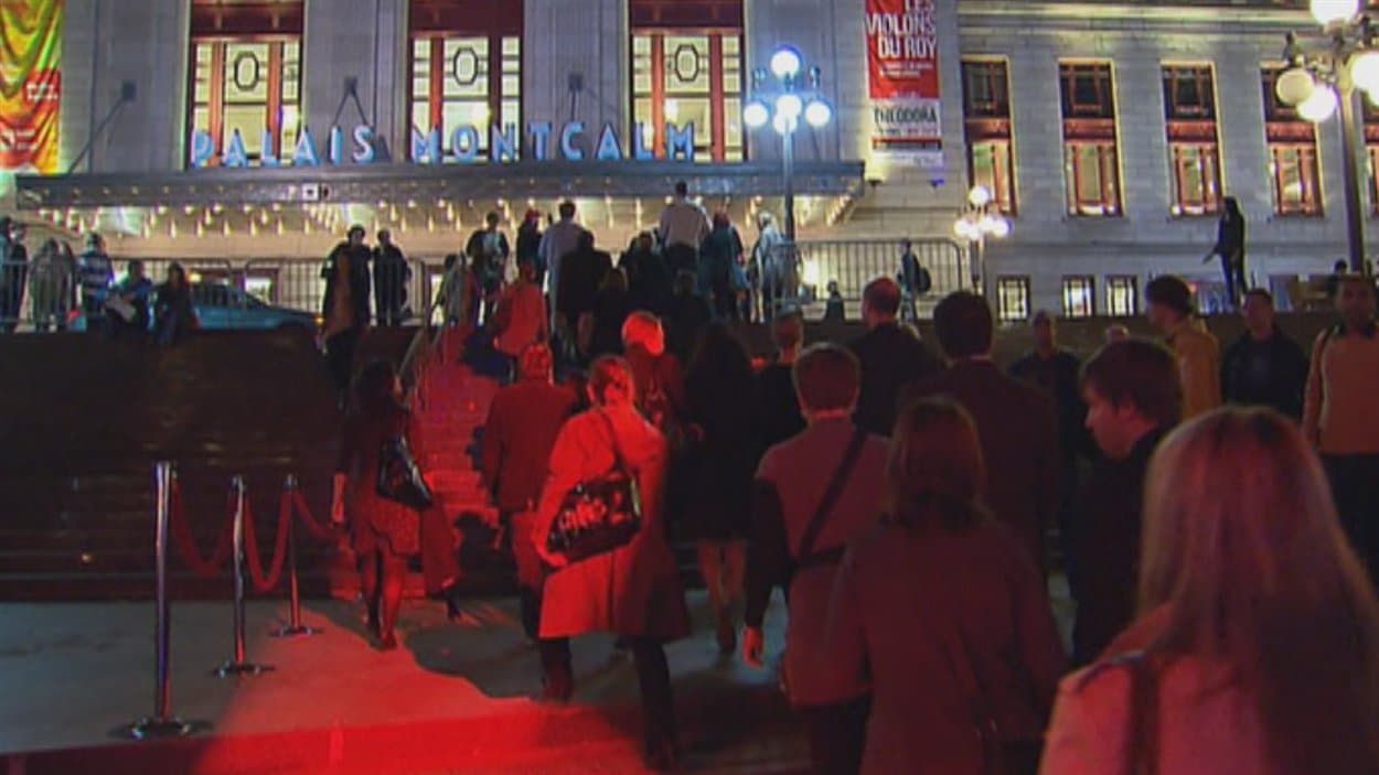 Foule au Festival de cinéma de la ville de Québec