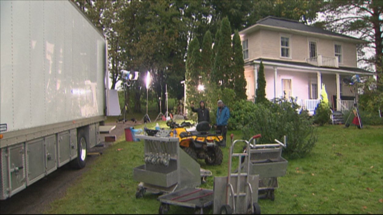 Le film Le démantèlement est tourné dans cette maison d'Hébertville, au Lac-Saint-Jean.