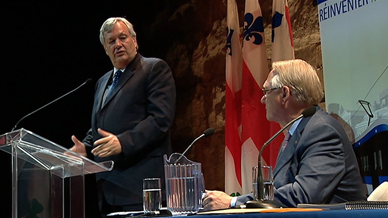 André Lavallée et Gérald Tremblay