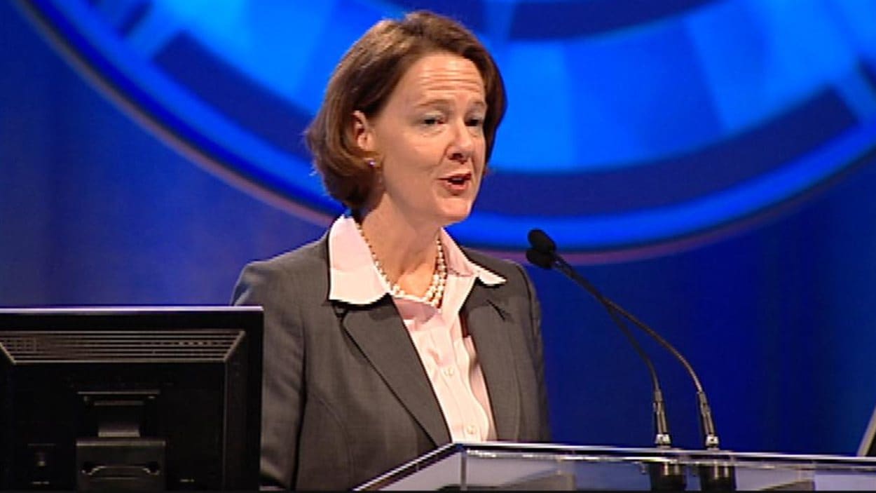 La première ministre Alison Redford