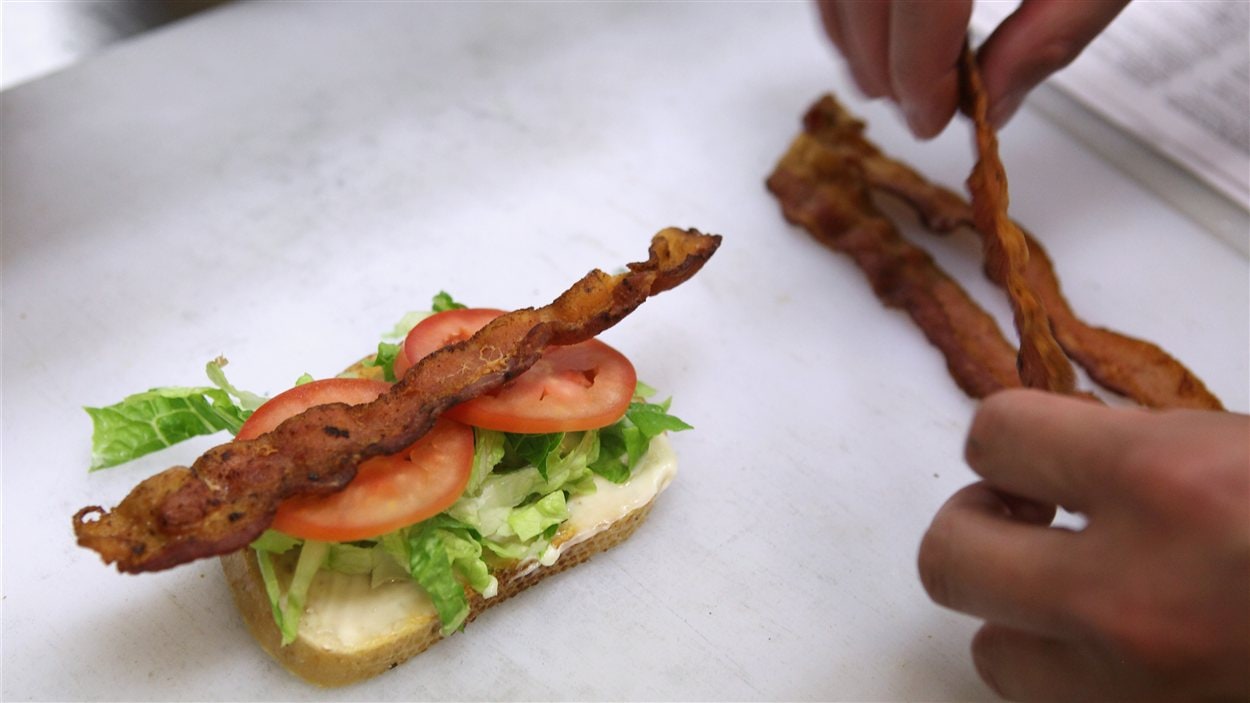 Sandwich au bacon
