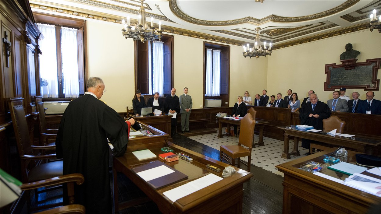 Le tribunal du Vatican où a lieu le procès de Paolo Gabriele.