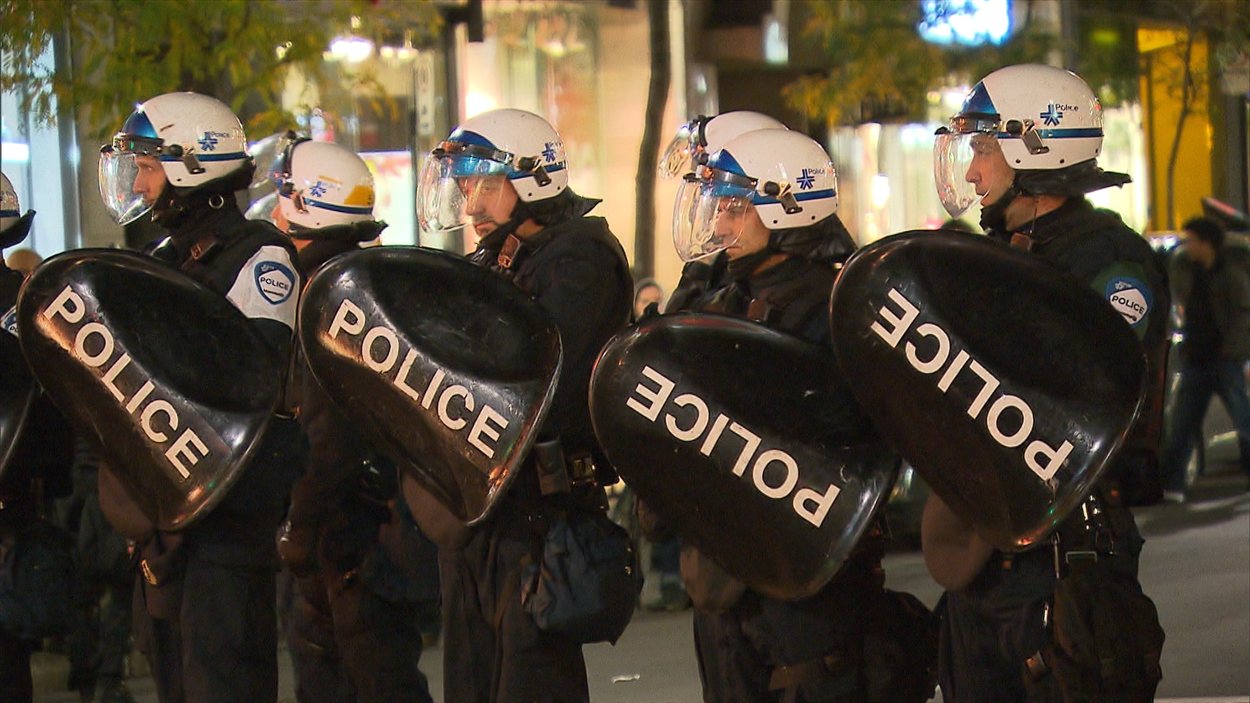 Agents du Service de police de la Ville de Montréal (SPVM)