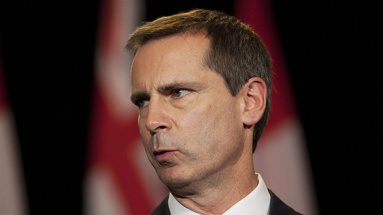 Le premier ministre de l'Ontario Dalton McGuinty répond aux questions des journalistes après avoir annoncé sa démission.