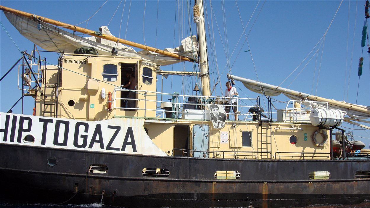 Le navire Estelle tente de braver le blocus israélien de la bande de Gaza