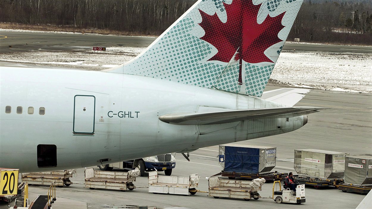 Un avion d'Air Canada