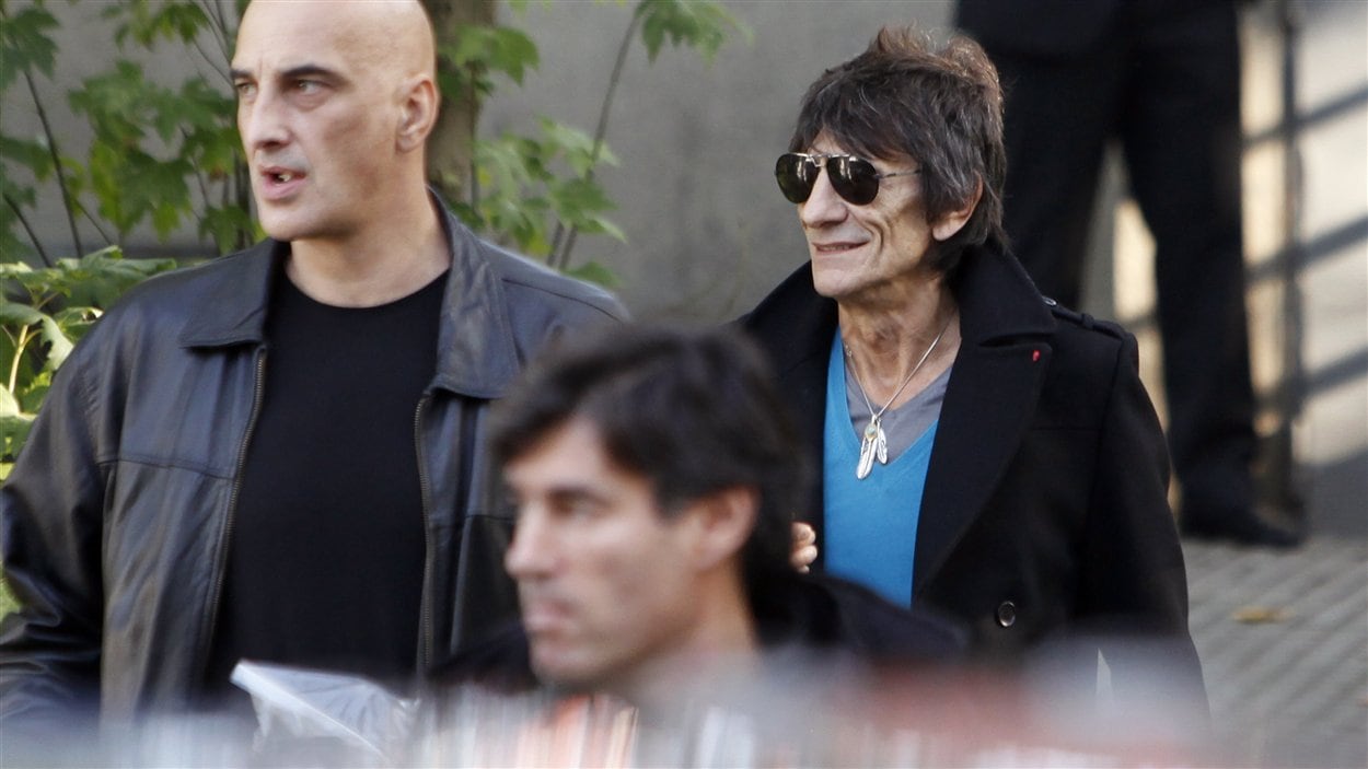 Le guitariste Ron Wood, des Rolling Stones.