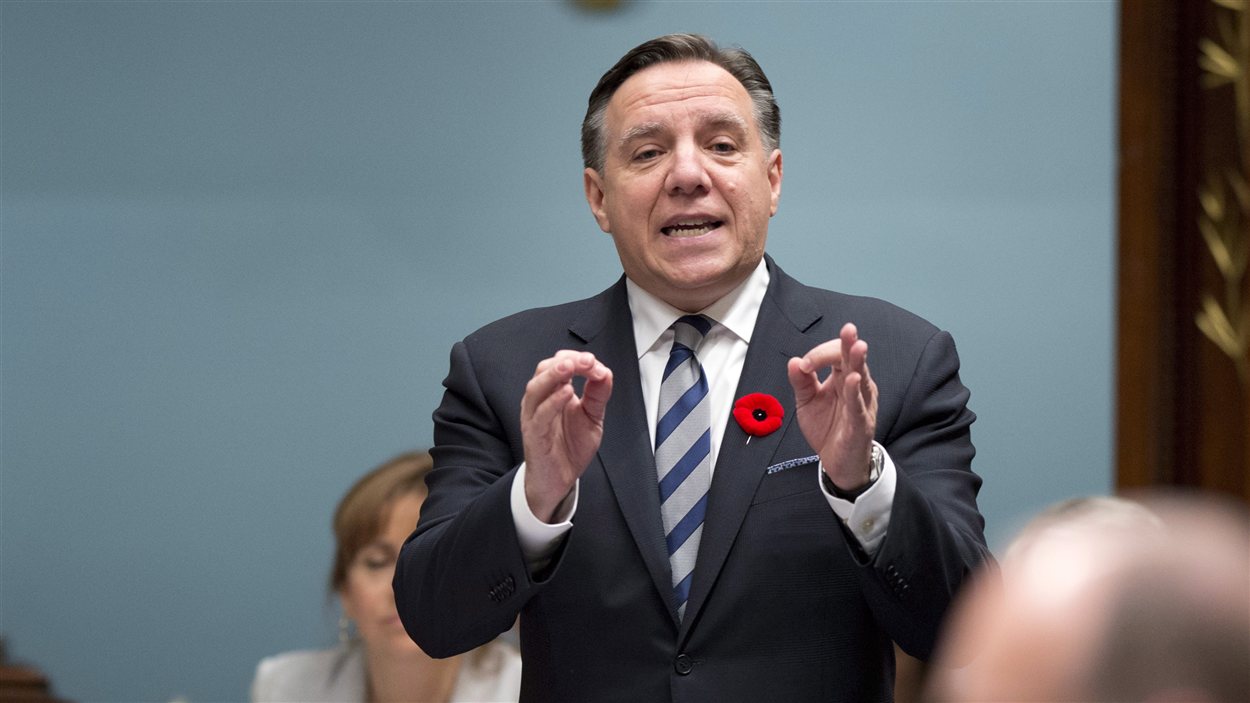 Le chef de la CAQ, François Legault