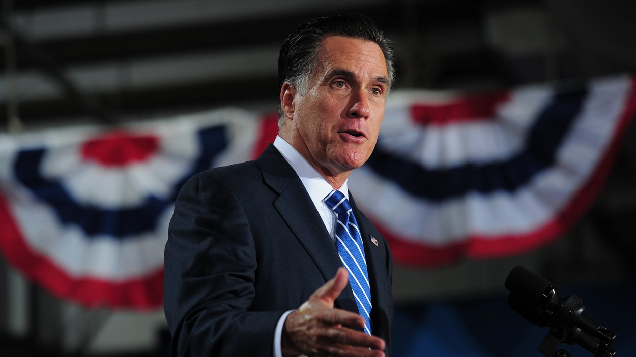 Mitt Romney de passage à West Allis, Wisconsin