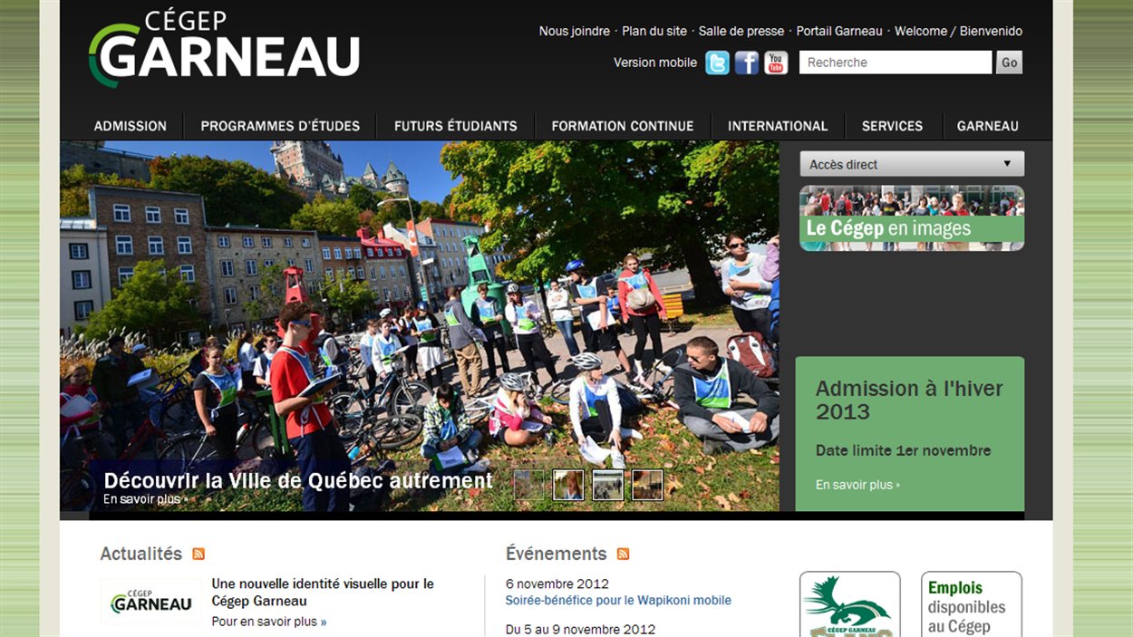 Le site du Cégep François-Xavier Garneau a été piraté | Radio-Canada