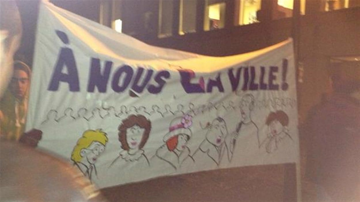 Manifestation à Laval