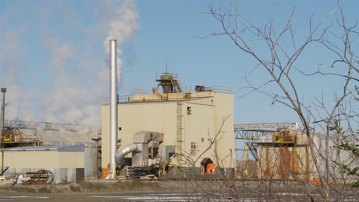 La scierie Comtois de Produits forestiers Résolu, à Lebel-sur-Quévillon