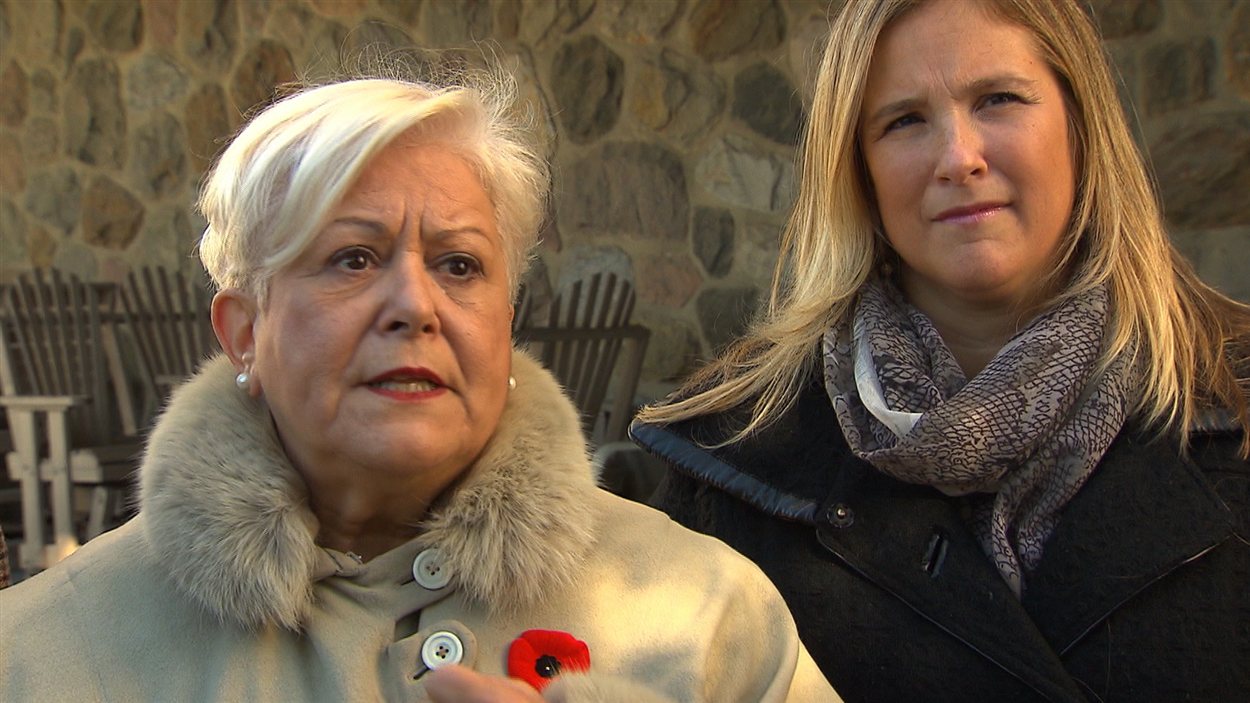 Louise Harel et Cindy Leclerc de Vision Montréal